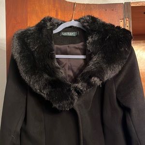 NWOT classic Ralph Lauren Wool Coat